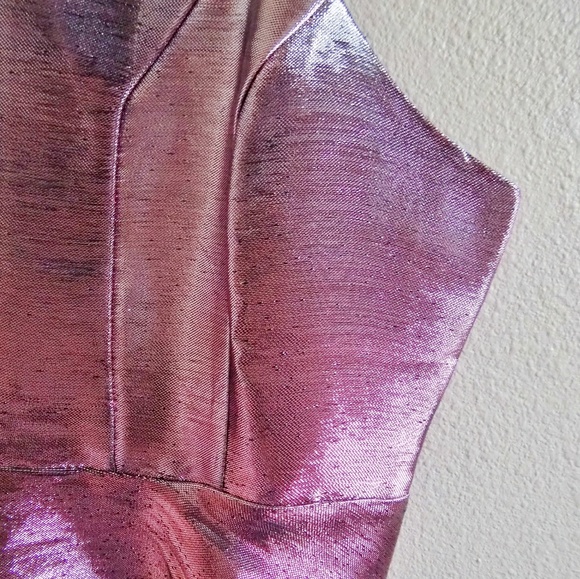 Metallic Fit & Flare Dress - Picture 4 of 4